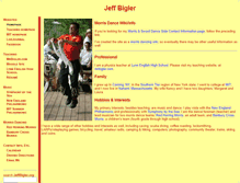 Tablet Screenshot of jeffbigler.org
